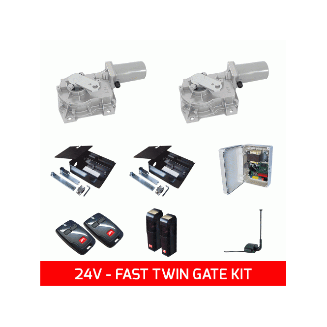 BFT BFT ELI BT A35 | Twin Kit for Gates up to 3.5m | 24v Motor