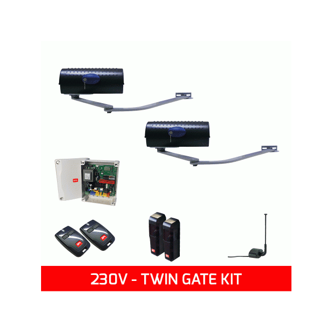 BFT BFT IGEA 230v Twin Kit | Swing Gates Up to 2.5m (230v)