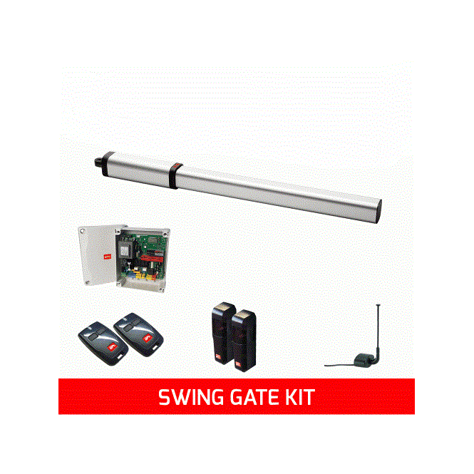 BFT BFT LUX 2B R Hydraulic Motor Single Kit for Gates up to 2m with Slow Down on Closing (230V) | Very Intensive Use