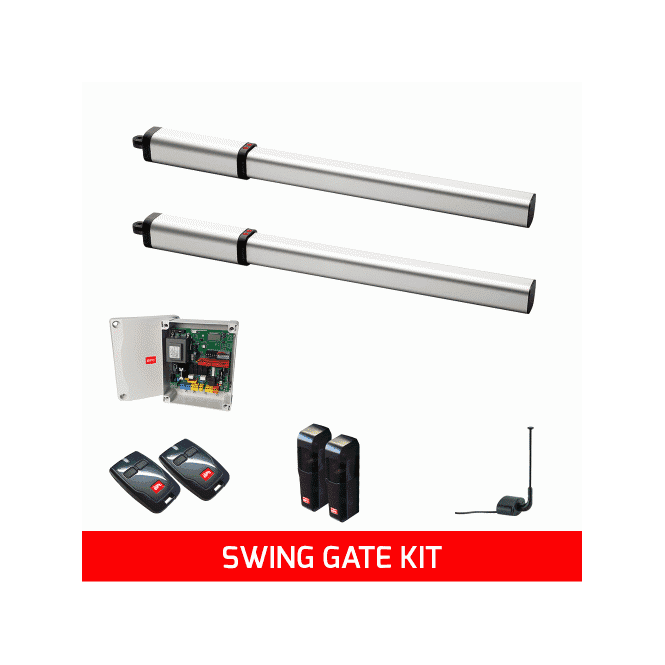 BFT BFT LUX GV 2B | Long Stroke Hydraulic Motor Twin Kit for Gates Up to 3.5m | Hydraulic Lock (230V)