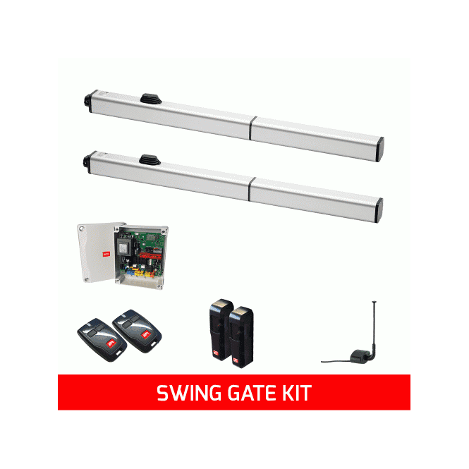 BFT BFT P7 | Hydraulic Motor Twin Kit for Gates Up to 7m | Industrial Use (230V)