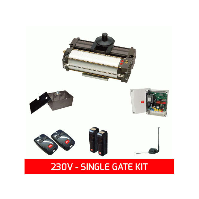 BFT BFT SUB G Single Kit for Gates up to 1.8m | 180° Operation (230V)