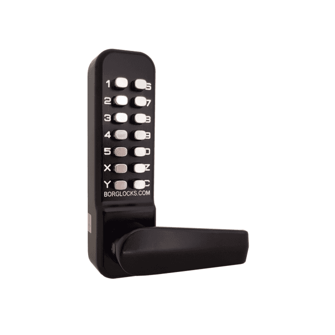 BORG LOCKS BORG LOCKS Borg BL4441 | Mechanical Gate Lock with Back-to-Back Keypads & 60mm Latch | Black Finish