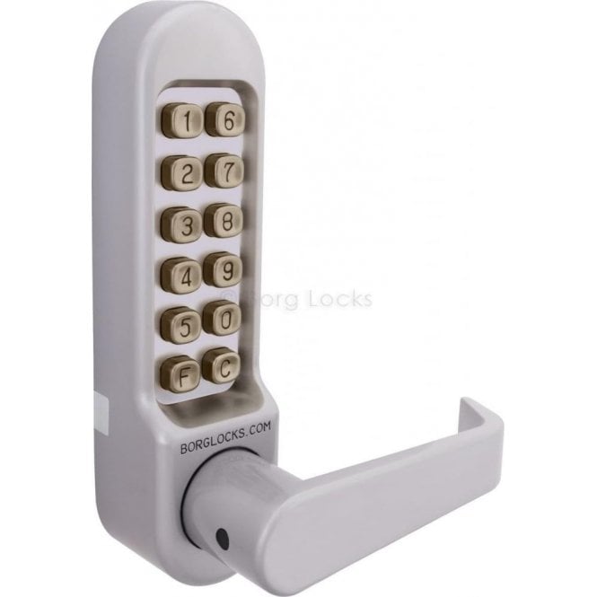 BORG LOCKS BORG LOCKS Flat Bar Lever Handles BL5453 | Keypads x 2 (Back to Back) | 60x72mm Euro Profile Lock Case