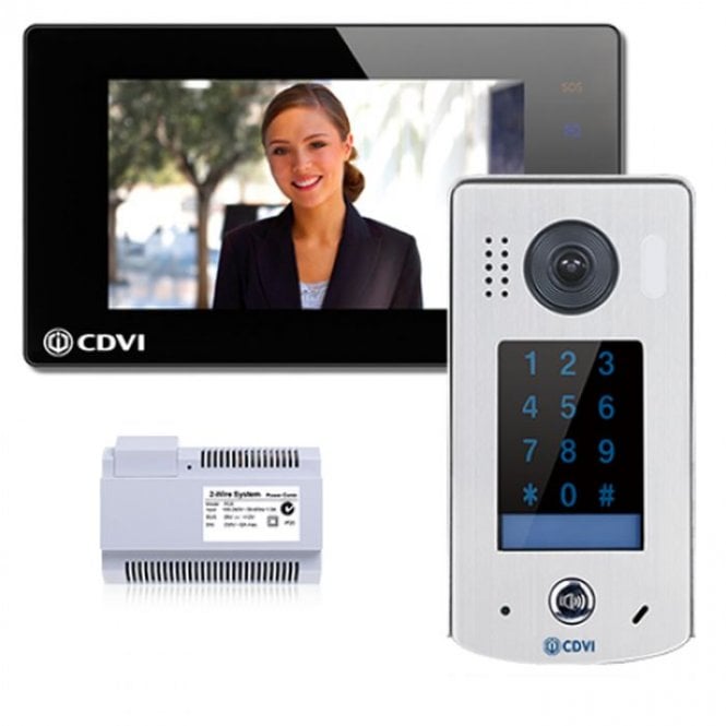 CDVI CDVI CDV-4796KP-DXB | 1-Way Entry Kit with Keypad and Mobile App | Black