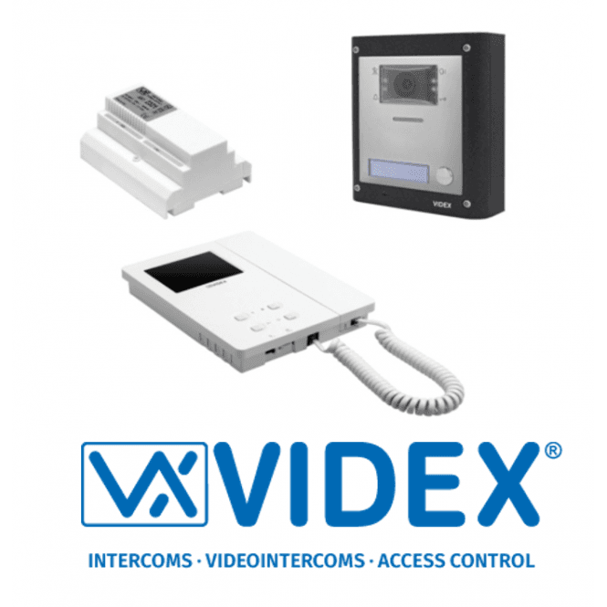 VIDEX VIDEX ESVKX-1S/6286 | One Station 2-Wire Surface Mounted Color Video Kit | No Keypad